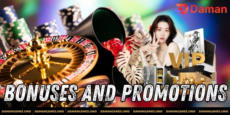 Bonuses and Promotions on Casino Daman Games