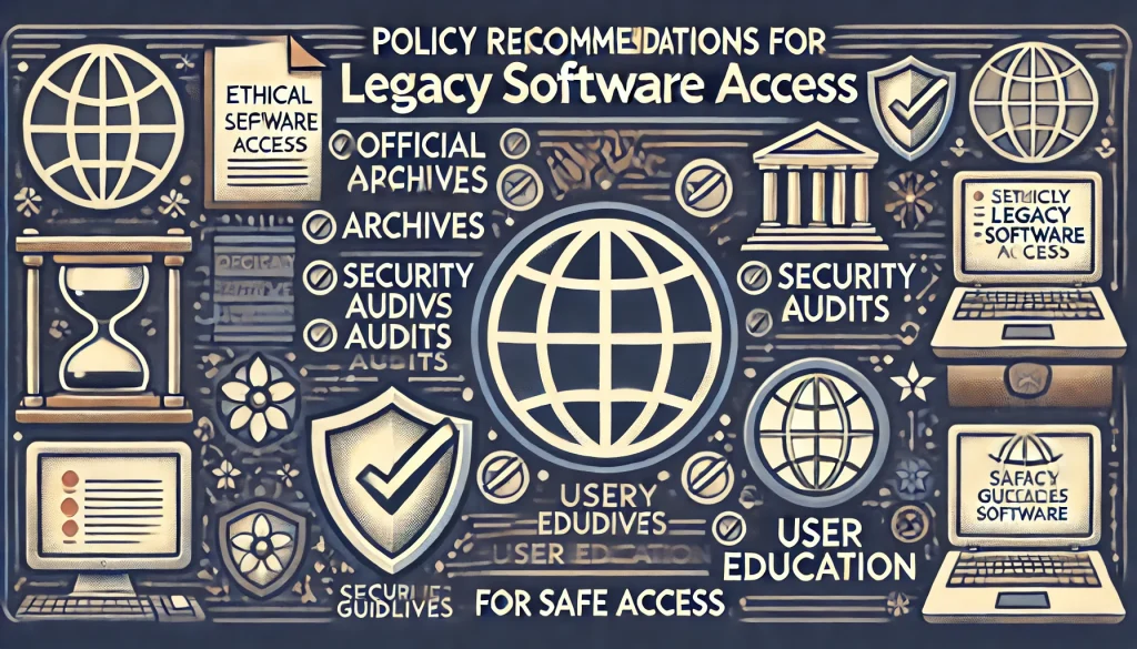 Policy Recommendations for Ethical Legacy Software Access